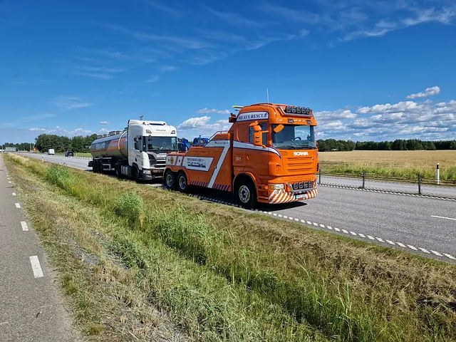 Bärgning av lastbil